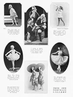Baird: Six portraits of dancers, October 1922