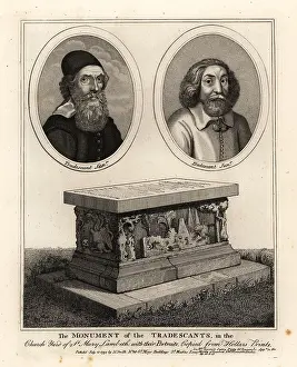 Cripplegate: Portraits and grave monument of the Tradescants