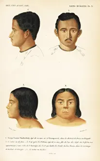 Dorbigny: Portraits of an Indian man and Native American
