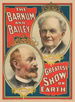Barnum: Portraits of P.T. Barnum and J.A. Bailey, circa