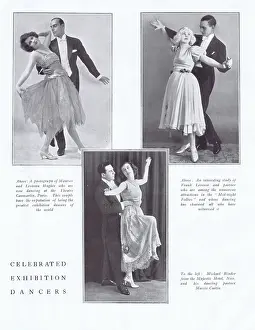 Leonora: Portraits of three sets of exhibition dancers