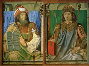 Berruguete: Two portraits from the Studiolo