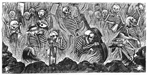 Skeletons: Posada, Calavera of Artists and Artisans, Mexico