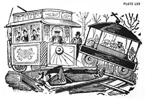 Interrupted: Posada, Collision between a streetcar and a hearse