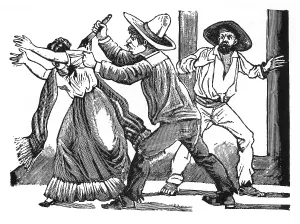 Stabbed: Posada, Eufemio Martinez murdering his sister, Mexico