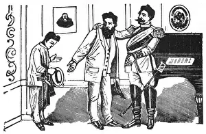 Bowing: Posada, Illustration to a story, The Barracks Cap