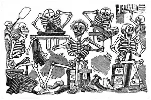 Cobbler: Posada, skeletons of tradesmen