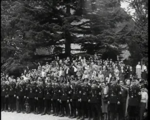 Godesburg: A Posed Group of Male German Uniformed Officials