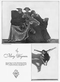 Expressionist: Poses by the dancers of the Mary Wigman group