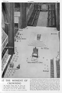 Peeresses: Positions of dignitaries, Coronation 1953