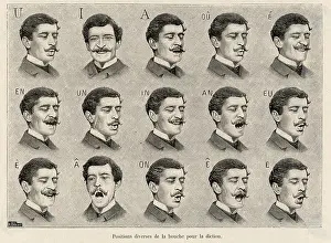 Illustrates: POSITIONS FOR SPEAKING