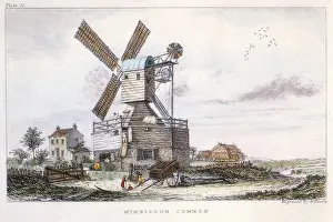 Access: Post Mill with fantail and gallery with access