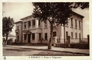 Telecommunication: Post Office at Djidjelli (Jijel), Algeria, North Africa
