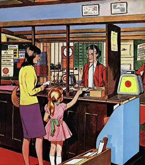 Cashier: The Post Office Lady