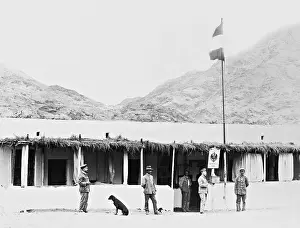 Hoisted: Post office in Ramansdrift, 1911