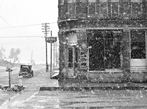 Usps: post office - snow - winter - mail