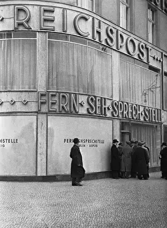 Reichspost: Post Office with video phone in Berlin, 1936