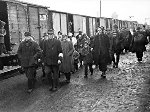Trait: Post-war era - camp for refugees in Bebra