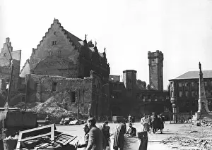 Romer: Post-war era: destroyed Frankfurt on the Main