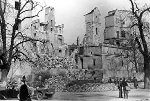 Stiftskirche: Post-war era - destructions in Stuttgart