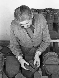 Tissues: Post-war era - processing of Wehrmacht uniforms