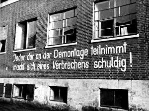 Dismantling: Post-war era - protest against dismantling