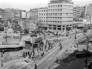 Roadworks: Post-war era - reconstruction of Frankfurt on the Main