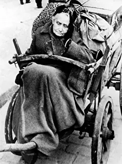 Destitution: Post-war era - refugees - old people