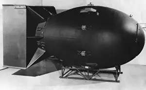 Plutonium: A post-war model of Fat Boy, the atomic bomb