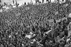 Aber: Post-war period - Protest against currency reform in 1949