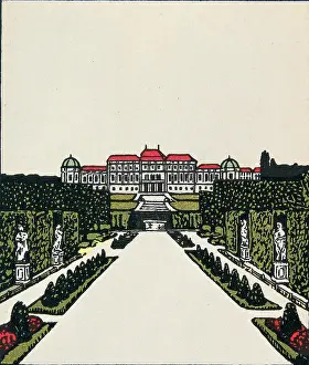 Janke: Postcard of Castle Belvedere