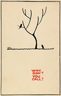 Spindly: Postcard design - Why don't you call?