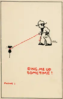 The Iris Chick Collection: Postcard design - Ring me up sometime!