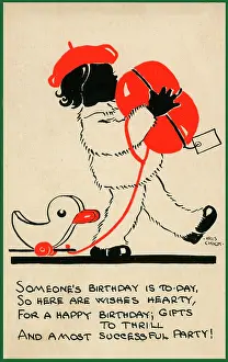 The Iris Chick Collection: Postcard design - Someone's Birthday is Today