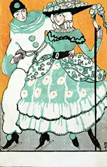 Neujahr: Postcard - Happy New Year