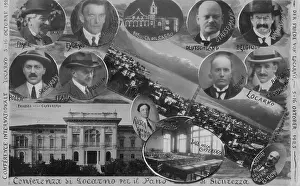 Austen: Postcard from the Locarno Conference, 1925