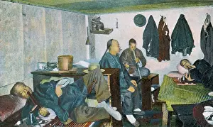 Opium: Postcard of Opium Den, San Francisco, c. 1900