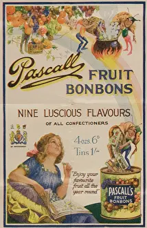 Pascals: Postcard - Pascals Fruit Bonbons