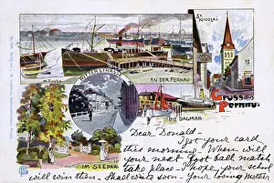 Dagmar: Postcard from Pernau (Parnu), Estonia