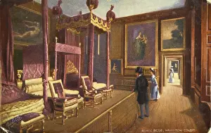 Iiis: Postcard of the Queen's Private Dining Room, Hampton Court P