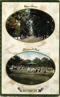 Postally: Postcard, Upper Avenue, Houndwell Park, Southampton