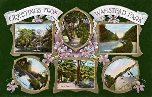 Jan16: Postcard of Wanstead Park