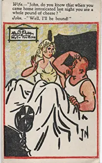 X100498: Postcards - 1930's, Brook, humorous, postcard