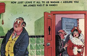 Saucy: Postcards - 1940's, humorous, postcard, Bamforth