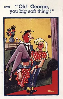 Slap: Postcards - 1950's, humorous, postcard, slap