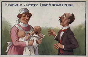Nursemaid: Postcards - Edwardian, humorous, postcard, nursemaid