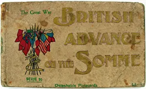 Commemorativeart: Postcards - The Great War - British Advance on the Somme