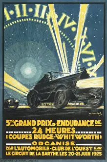 Rudge: Poster for 1925 Grand Prix