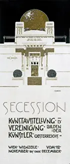 Olbrich: Poster: 2nd exhibition of the Secession