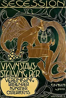 Koloman: Poster for the 5th art exhibiton of the Secession